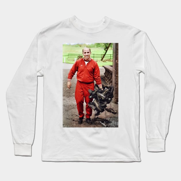 Ronnie Moran Liverpool legend Long Sleeve T-Shirt by AndythephotoDr